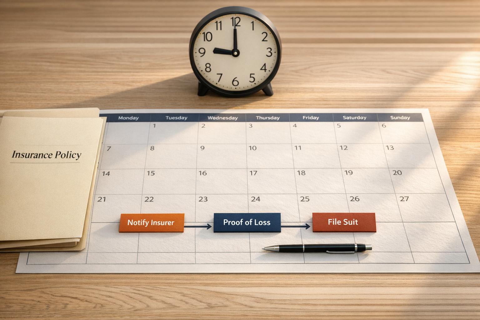 Understanding Filing Deadlines in Insurance Policies
